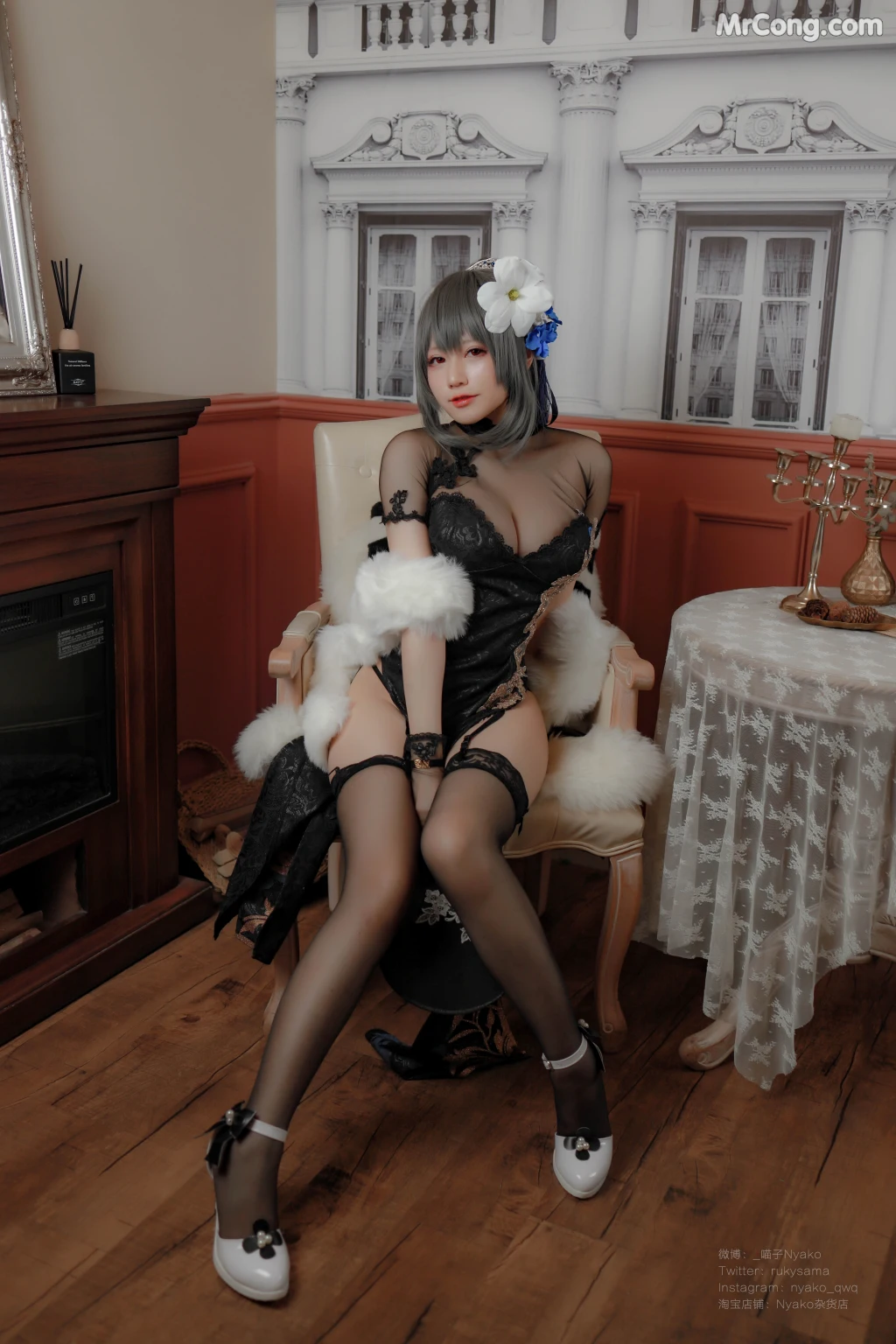 Coser@Nyako喵子: 路易九世 – 旗袍 (48 photos) – Page 3