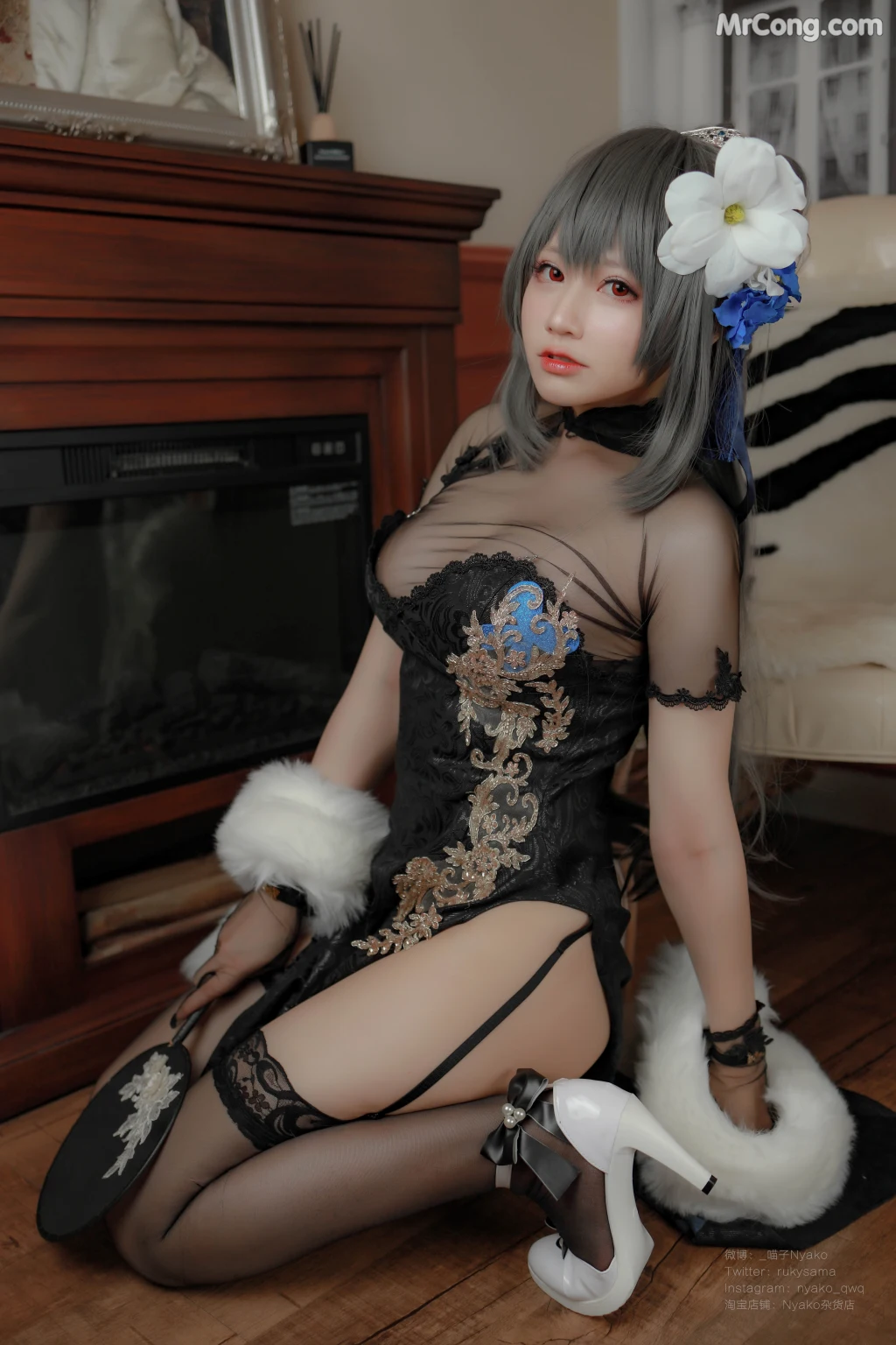Coser@Nyako喵子: 路易九世 – 旗袍 (48 photos) – Page 3