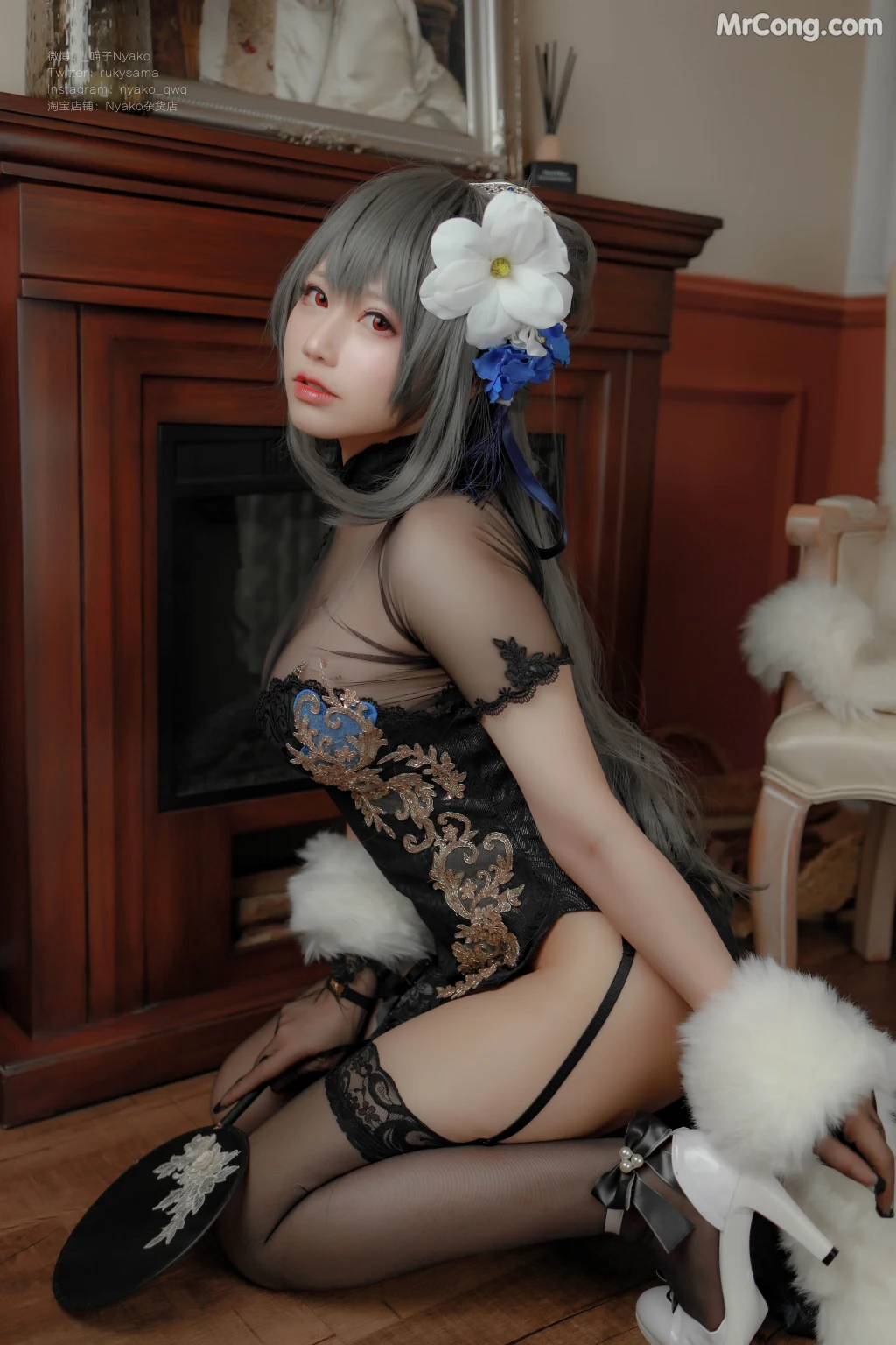 Coser@Nyako喵子: 路易九世 – 旗袍 (48 photos) – Page 3
