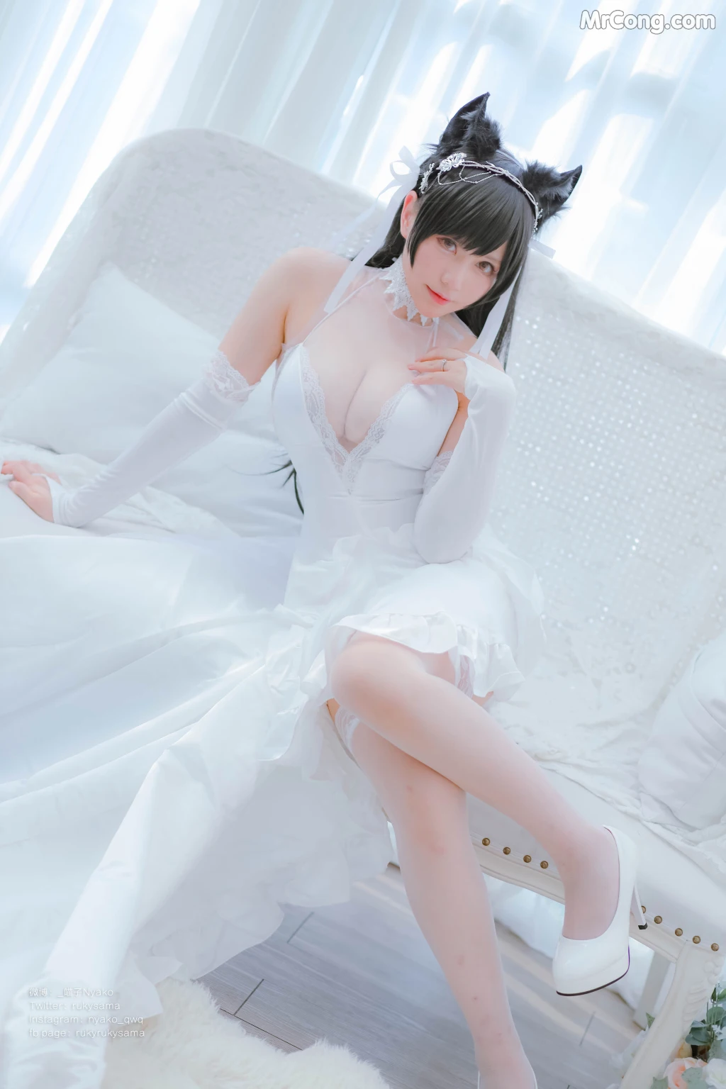 Coser@Nyako喵子: 爱宕婚纱 (62 photos) – Page 2
