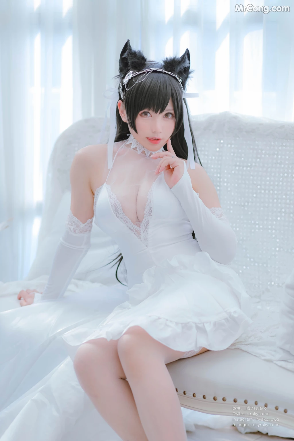 Coser@Nyako喵子: 爱宕婚纱 (62 photos) – Page 2