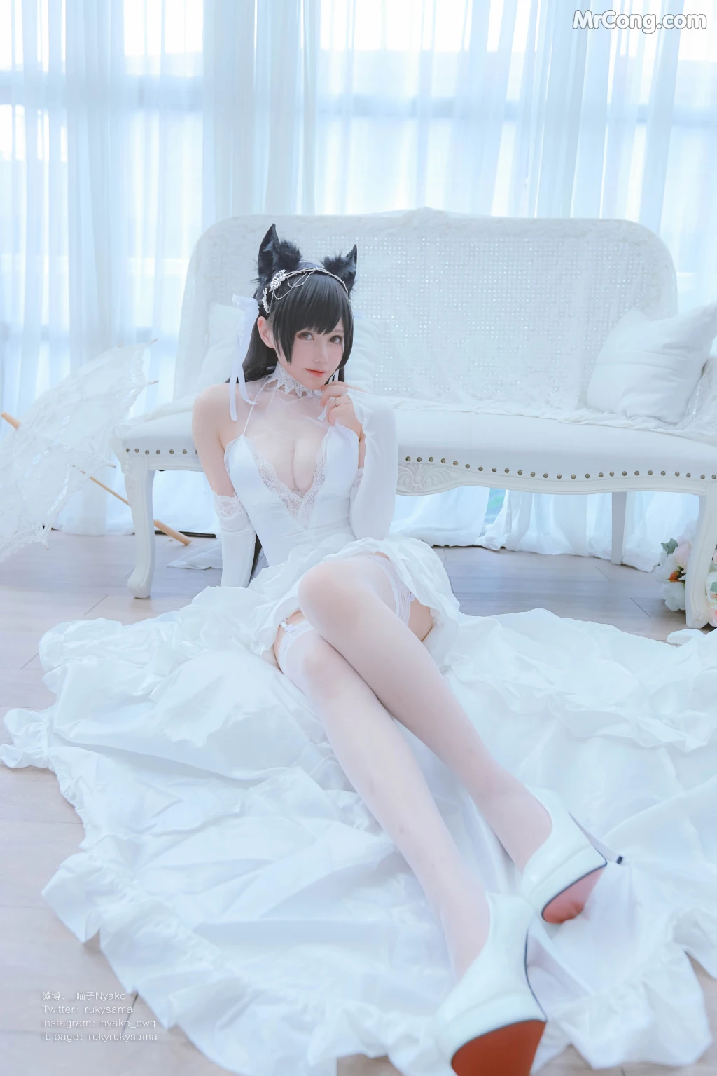 Coser@Nyako喵子: 爱宕婚纱 (62 photos) – Page 2