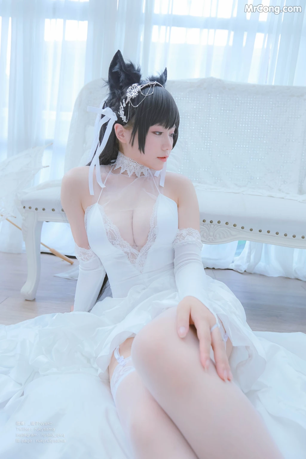 Coser@Nyako喵子: 爱宕婚纱 (62 photos) – Page 2