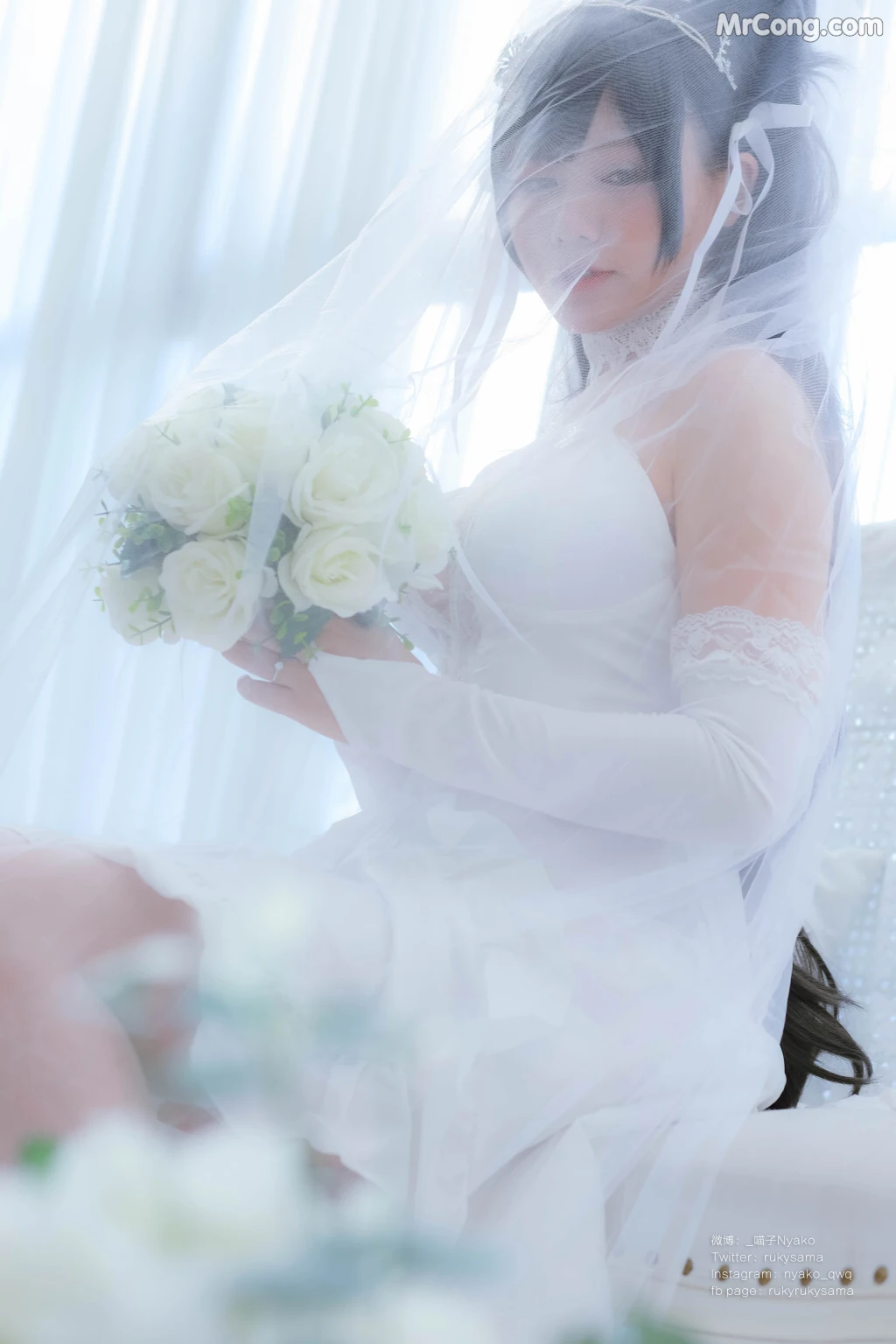 Coser@Nyako喵子: 爱宕婚纱 (62 photos) – Page 3
