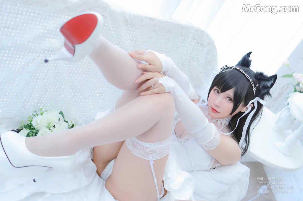 Coser@Nyako喵子: 爱宕婚纱 (62 photos) – Page 4