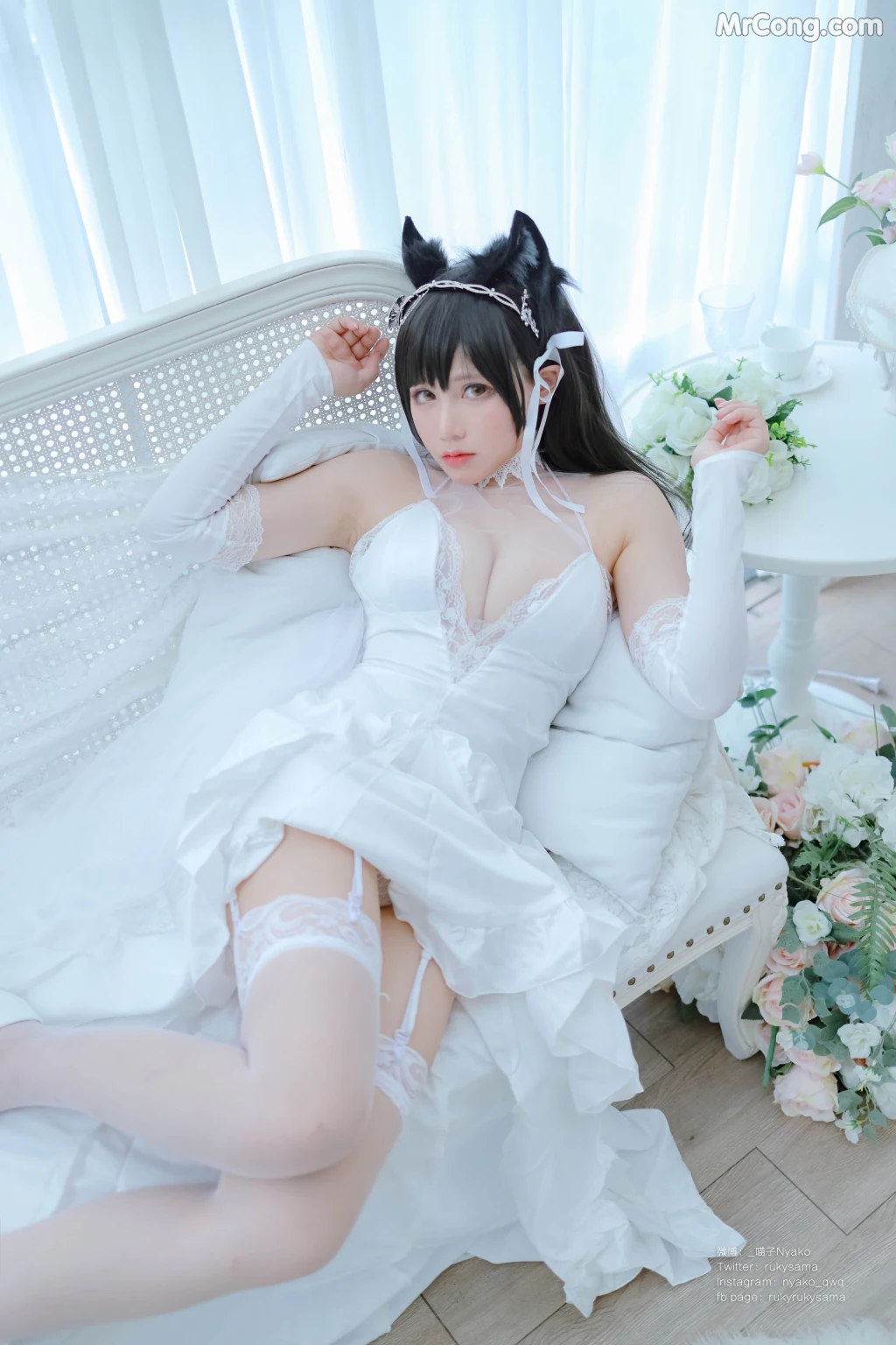 Coser@Nyako喵子: 爱宕婚纱 (62 photos) – Page 5