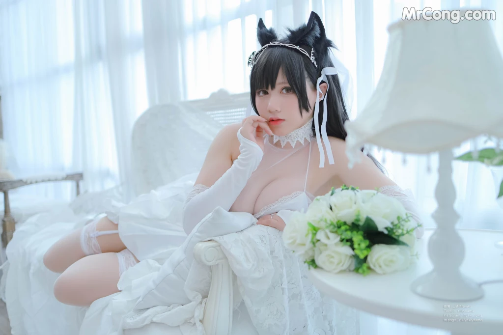Coser@Nyako喵子: 爱宕婚纱 (62 photos) – Page 5