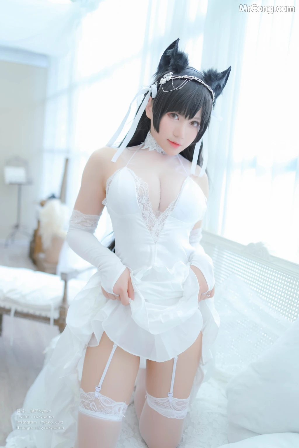 Coser@Nyako喵子: 爱宕婚纱 (62 photos) – Page 7