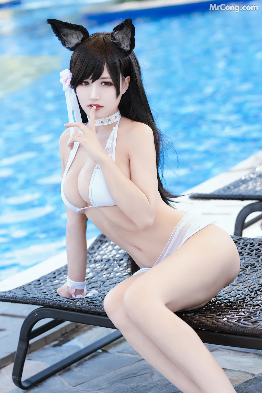 Coser@小仓千代w No.010: 7月舰长爱宕泳装 (22 张照片)插图4