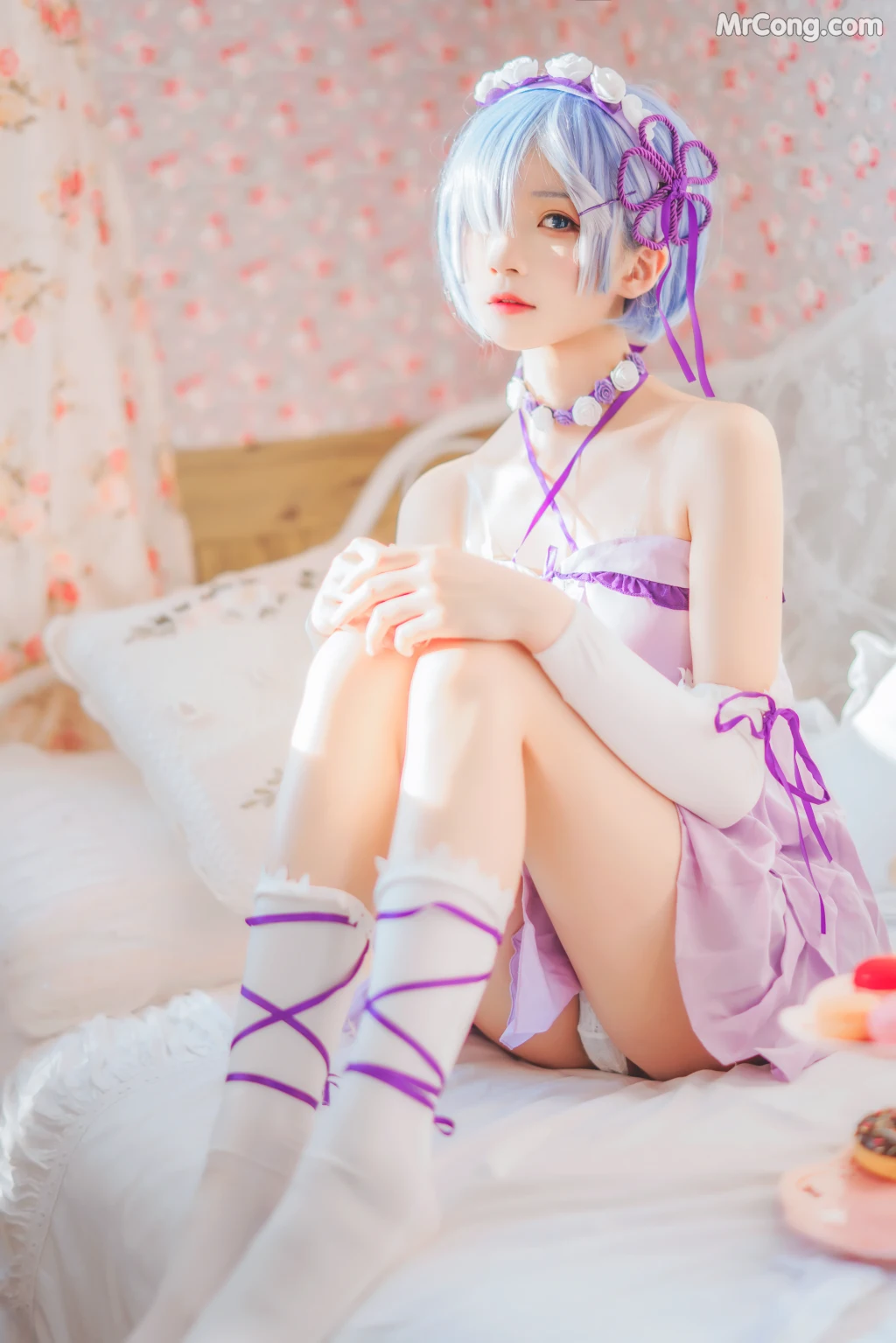 Coser@桜桃喵 Vol.137: 蕾姆睡裙 (24 photos) – Page 2