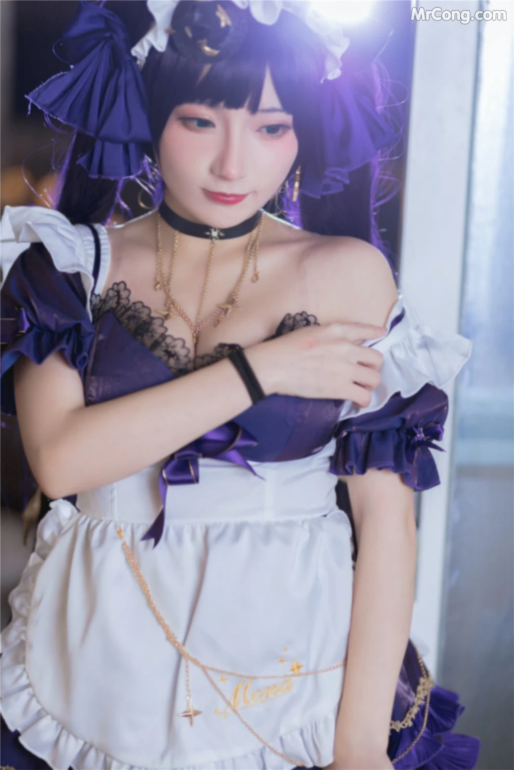 Coser@是三不是世w No.008: 原神莫娜女仆 (55 photos) – Page 3