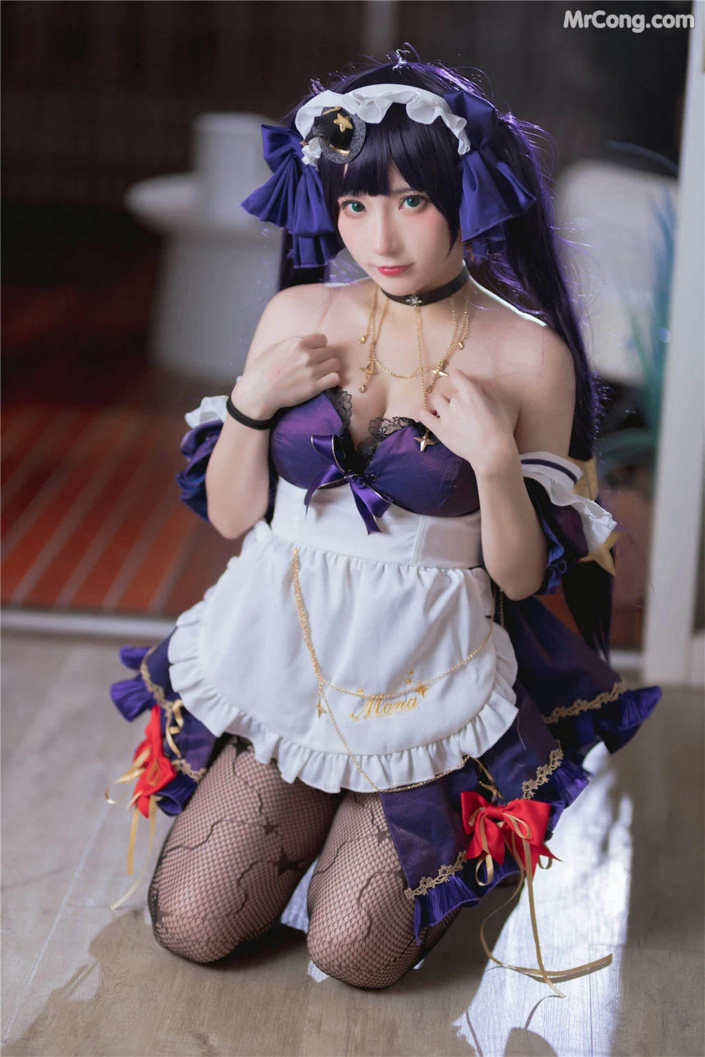 Coser@是三不是世w No.008: 原神莫娜女仆 (55 photos) – Page 6