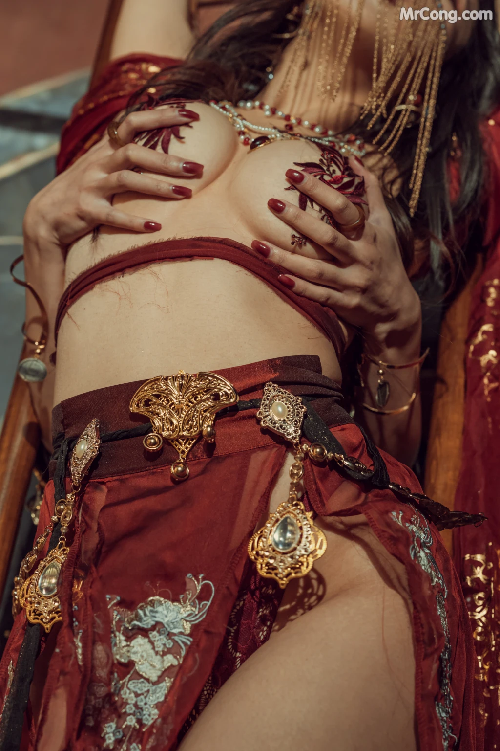 Coser@云溪溪 (Yunx1x1) Vol.044: 奶桃-双人古风 (50 photos) – Page 4