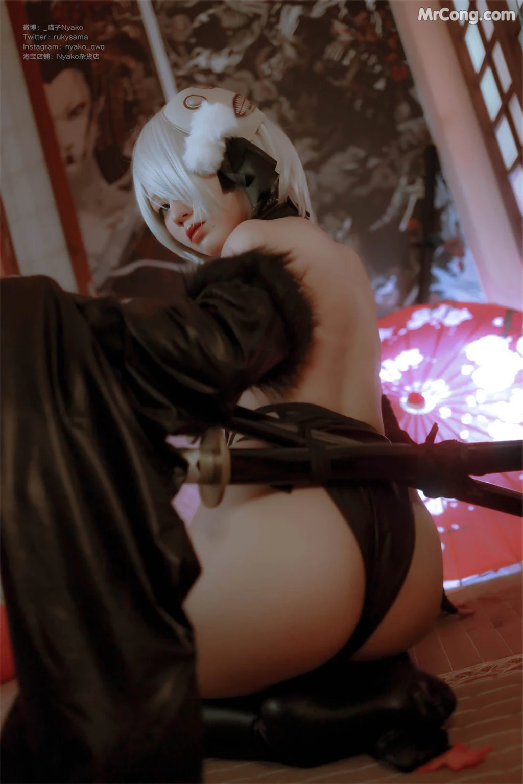Coser@Nyako喵子: 2B同人旗袍 (43 photos) – Page 2