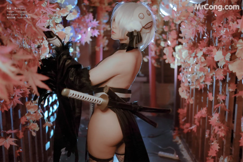 Coser@Nyako喵子: 2B同人旗袍 (43 photos) – Page 4