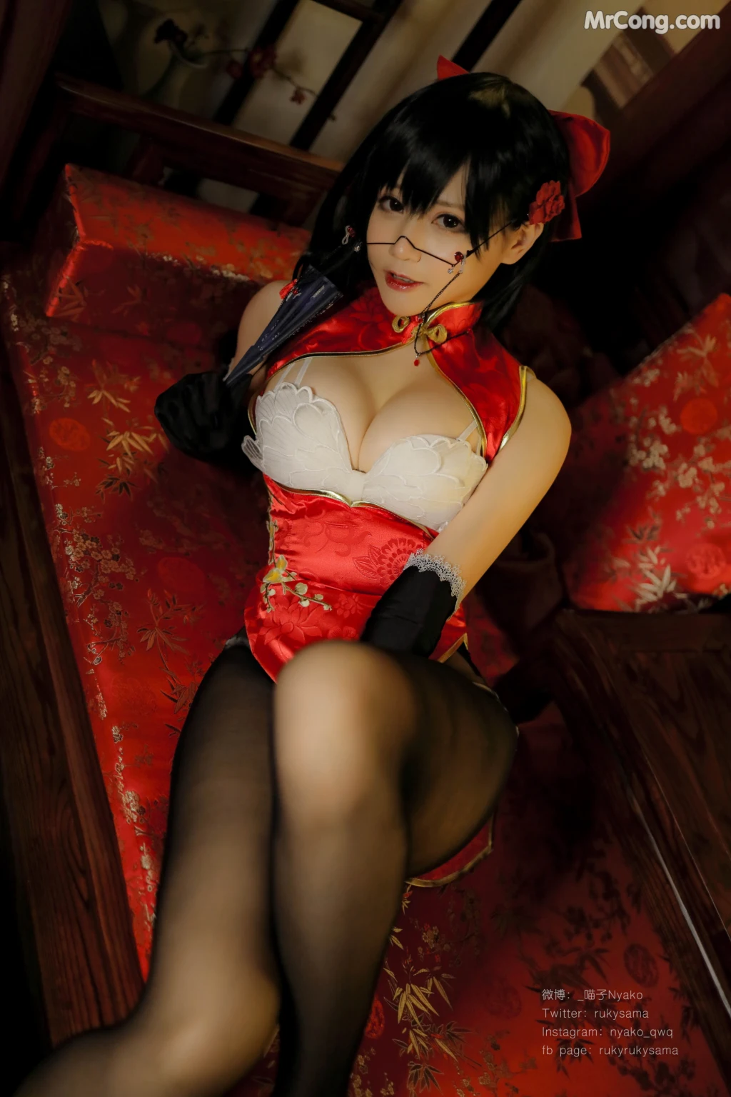 Coser@Nyako喵子: 7月电子版14 チャイナドレス (178 photos + 4 videos) – Page 11