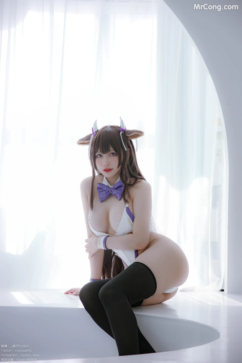 Coser@Nyako喵子: 樫野本 牛牛赌场女郎 (113 photos + 1 video) – Page 4