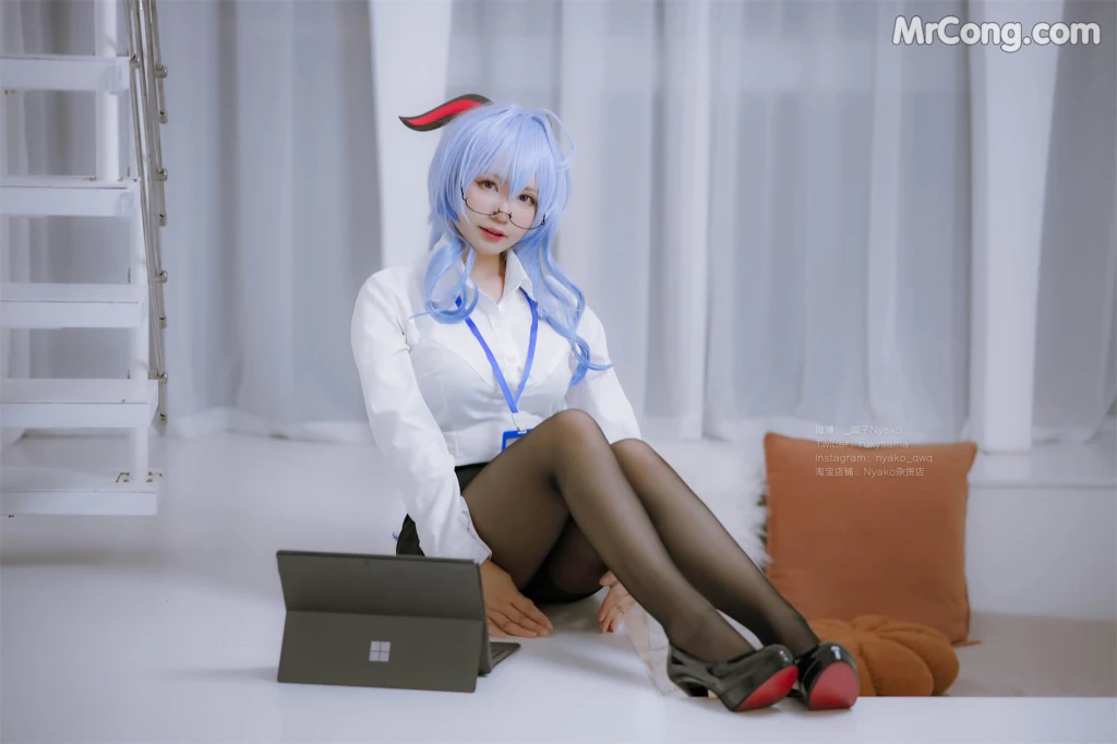 Coser@Nyako喵子: 原神 甘雨OL (79 photos) – Page 2