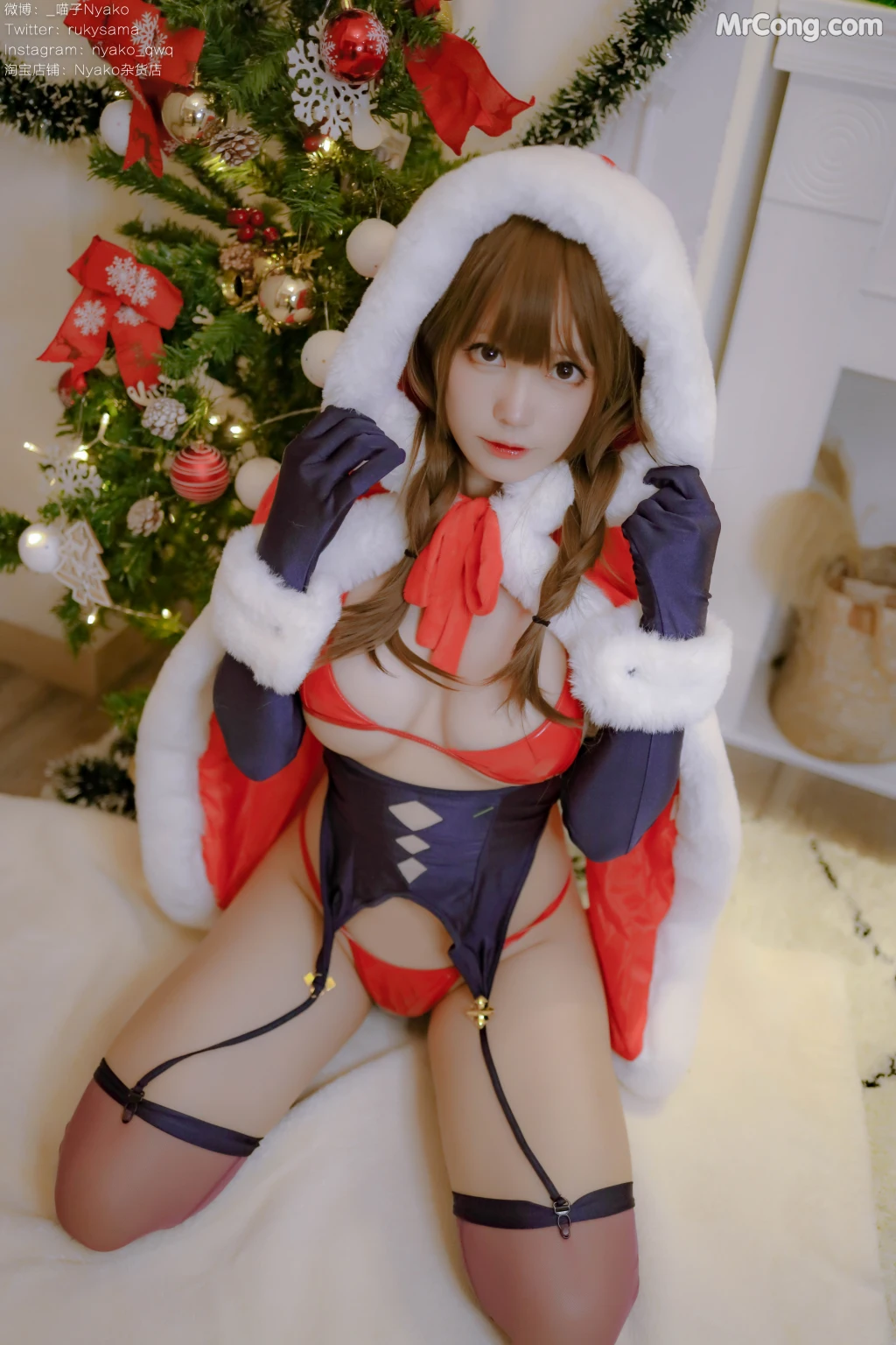 Coser@Nyako喵子: Christmas Bunny (157 photos) – Page 2