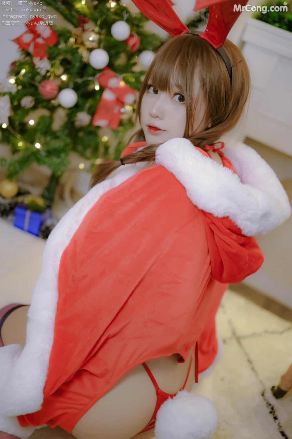 Coser@Nyako喵子: Christmas Bunny (157 photos) – Page 2