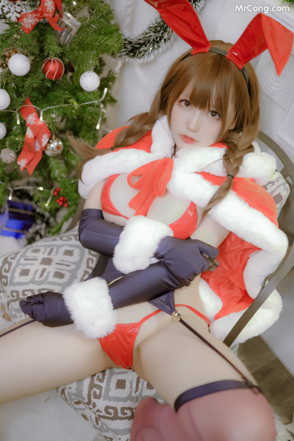 Coser@Nyako喵子: Christmas Bunny (157 photos) – Page 2