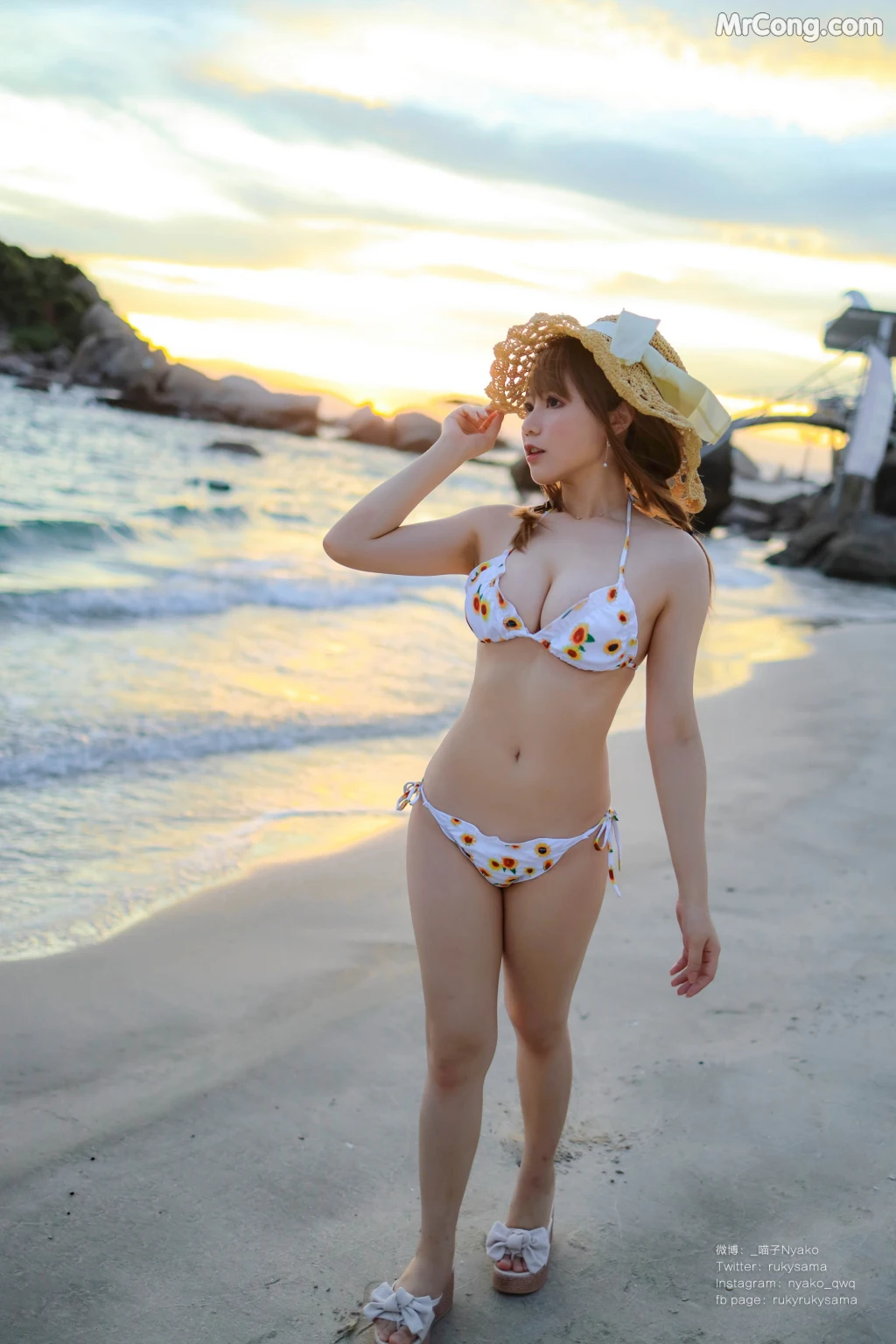Coser@Nyako喵子: 向日葵比基尼 (66 photos + 1 video) – Page 5