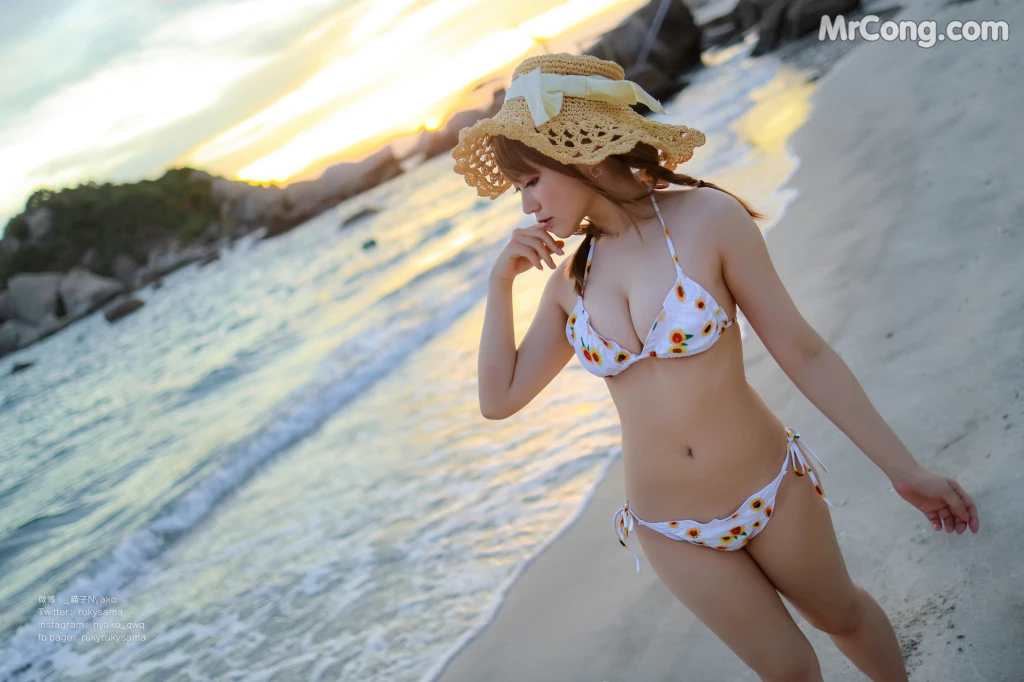 Coser@Nyako喵子: 向日葵比基尼 (66 photos + 1 video) – Page 5