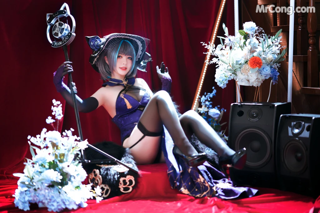 Coser@半半子: 柴郡旗袍 (64 photos) – Page 3