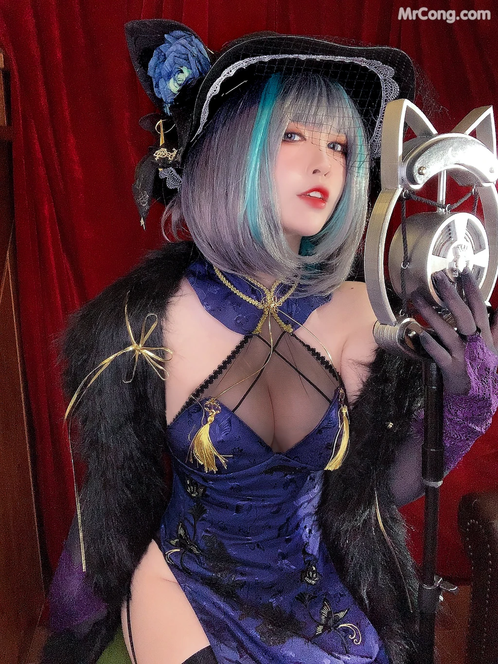 Coser@半半子: 柴郡旗袍 (64 photos) – Page 6