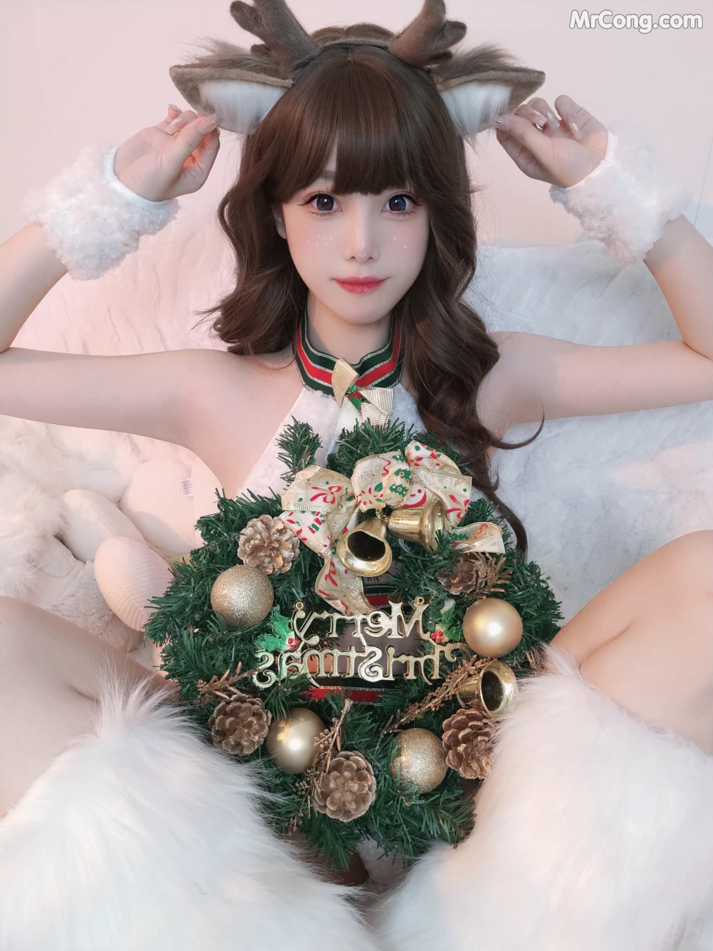 Coser@蜜汁猫裘 Vol.98: 圣诞兔兔 (37 photos + 2 videos) – Page 2