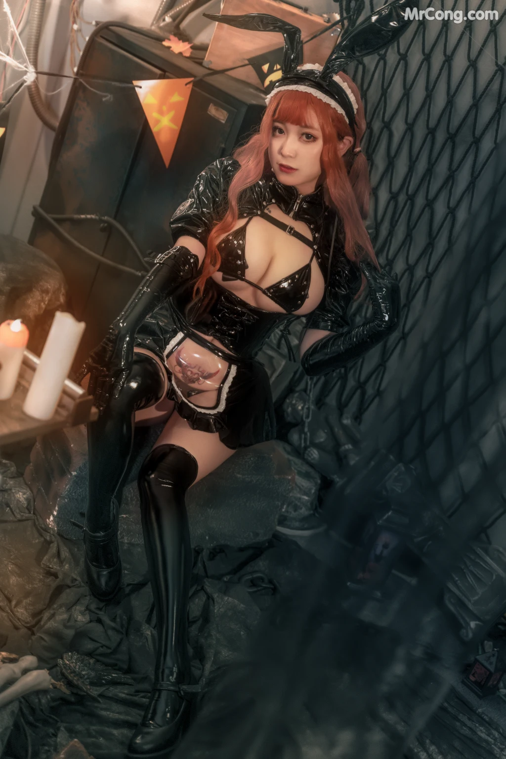 Coser@奇行家狗崽: 漆皮兔女仆 (33 photos) – Page 3