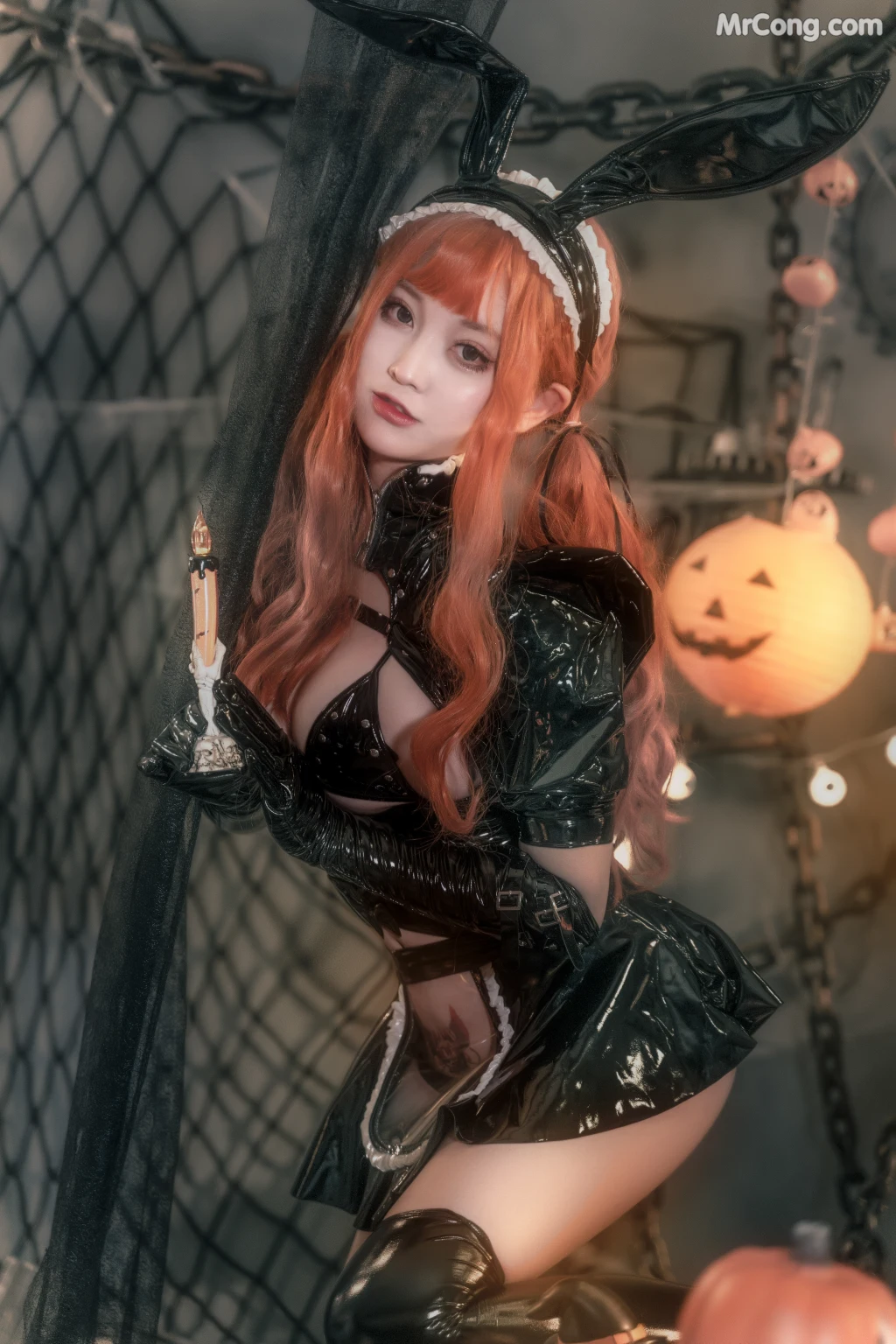 Coser@奇行家狗崽: 漆皮兔女仆 (33 photos) – Page 3
