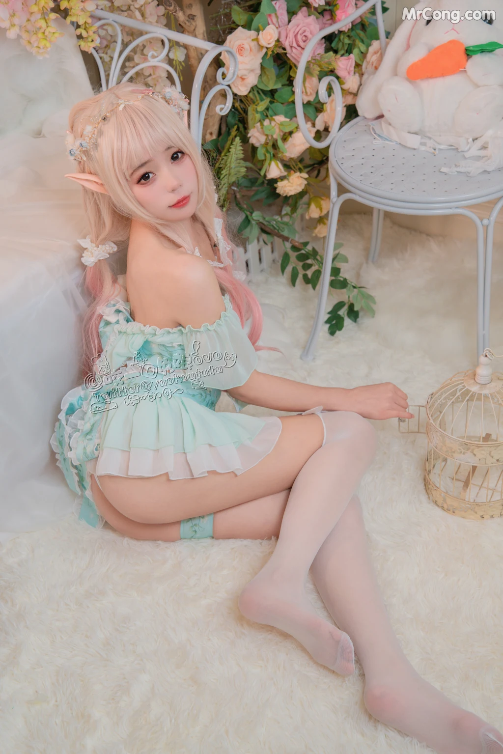 Coser@黏黏团子兔: 豌豆公主的秘密花房 (40 photos)插图9