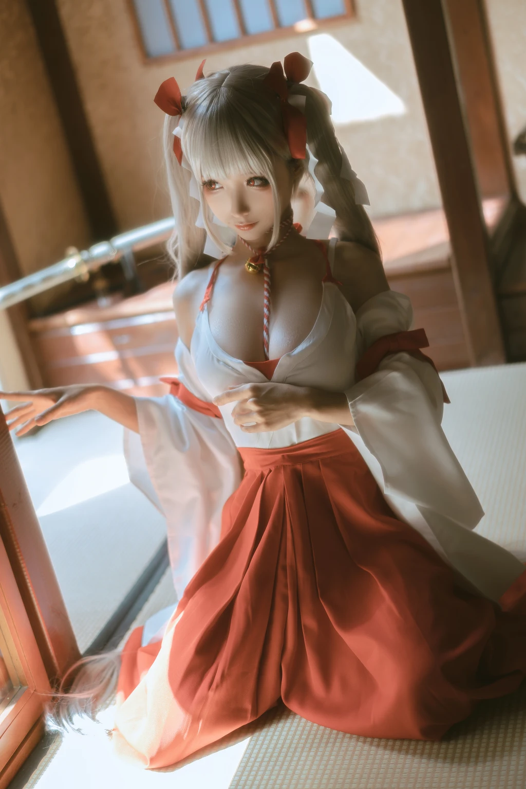 Coser@蠢沫沫 (chunmomo) Vol.132: 可畏 巫女 (55 photos) – Page 5