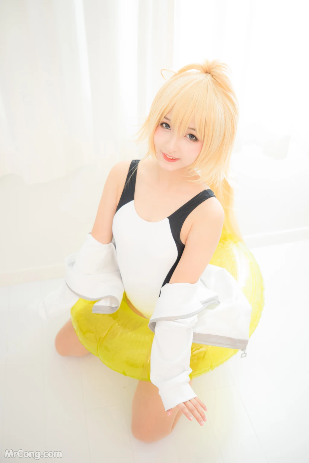 Coser@神楽坂真冬 Vol.036: 电子相册-白贞德《Swimingthedrea》(150 photos)插图5