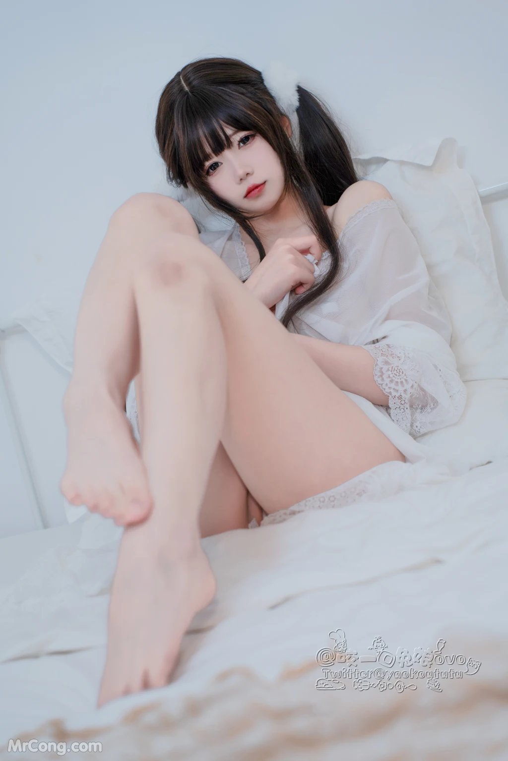Coser@黏黏团子兔: 兔娘梦巴黎 (46 photos + 1 video) – Page 3