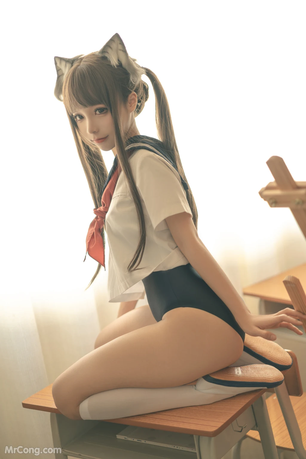 Coser@蠢沫沫 (chunmomo) Vol.137: 放学后 (130 photos) – Page 3