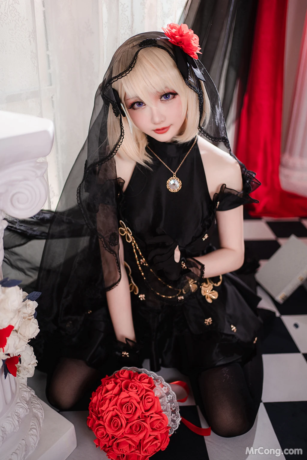 Coser@星之迟迟Hoshilily: 斯卡哈同人&Z23婚纱 (150 photos + 1 video) – Page 2