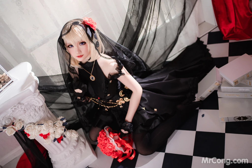 Coser@星之迟迟Hoshilily: 斯卡哈同人&Z23婚纱 (150 photos + 1 video) – Page 2