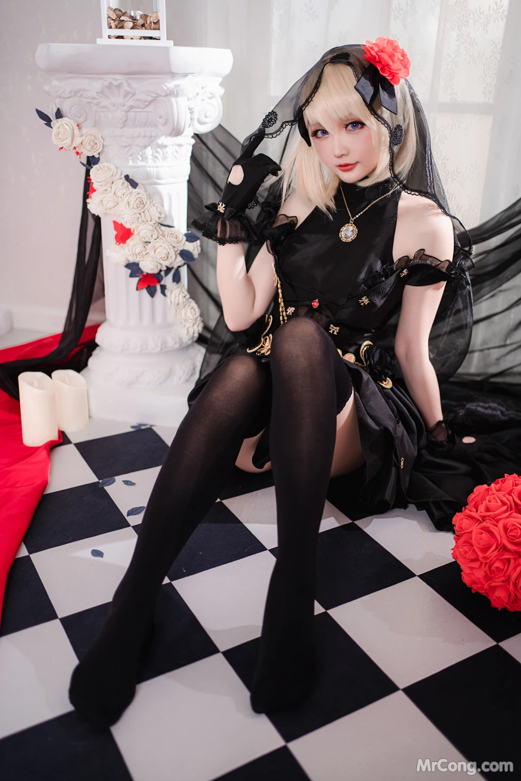 Coser@星之迟迟Hoshilily: 斯卡哈同人&Z23婚纱 (150 photos + 1 video) – Page 2