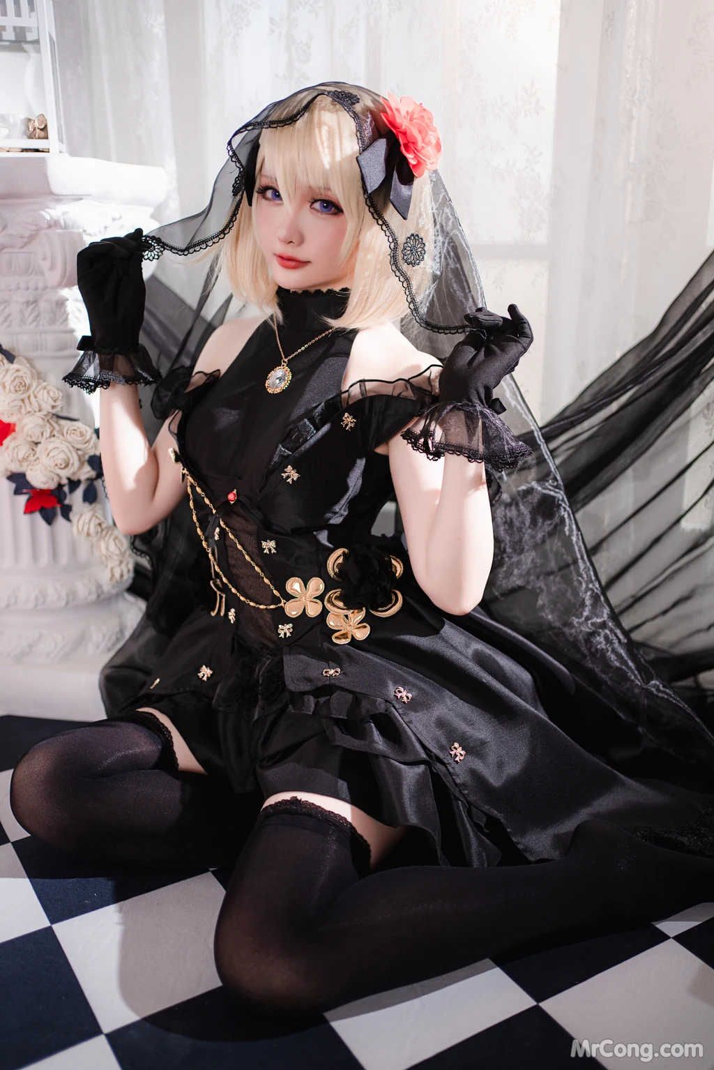 Coser@星之迟迟Hoshilily: 斯卡哈同人&Z23婚纱 (150 photos + 1 video) – Page 2