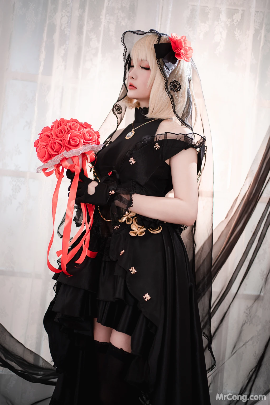 Coser@星之迟迟Hoshilily: 斯卡哈同人&Z23婚纱 (150 photos + 1 video) – Page 3