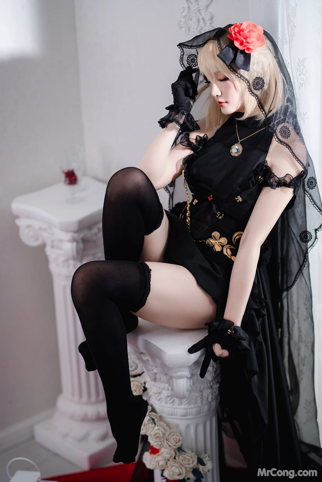 Coser@星之迟迟Hoshilily: 斯卡哈同人&Z23婚纱 (150 photos + 1 video) – Page 3