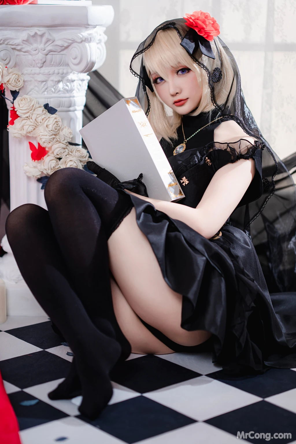 Coser@星之迟迟Hoshilily: 斯卡哈同人&Z23婚纱 (150 photos + 1 video) – Page 3