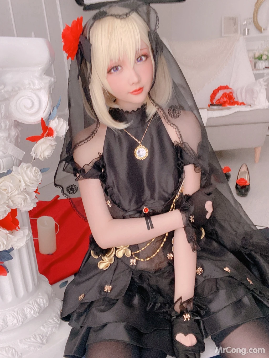 Coser@星之迟迟Hoshilily: 斯卡哈同人&Z23婚纱 (150 photos + 1 video) – Page 4
