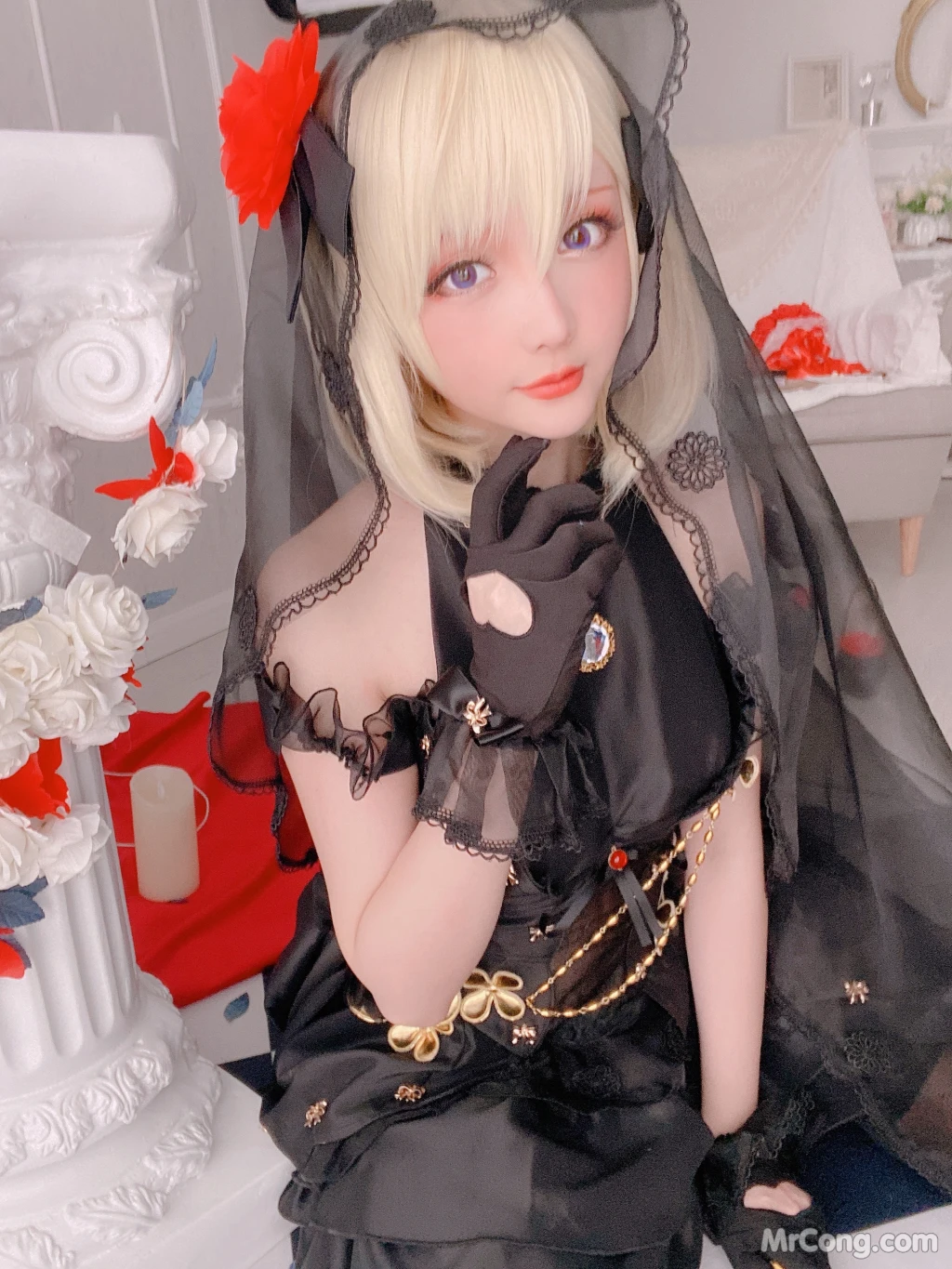 Coser@星之迟迟Hoshilily: 斯卡哈同人&Z23婚纱 (150 photos + 1 video) – Page 4