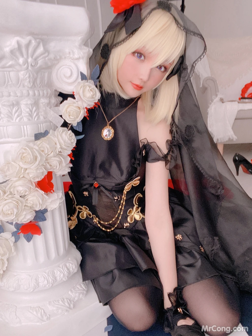 Coser@星之迟迟Hoshilily: 斯卡哈同人&Z23婚纱 (150 photos + 1 video) – Page 4