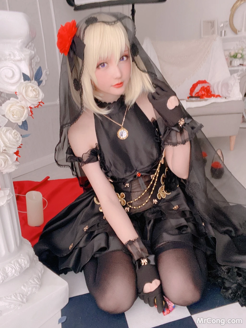 Coser@星之迟迟Hoshilily: 斯卡哈同人&Z23婚纱 (150 photos + 1 video) – Page 4