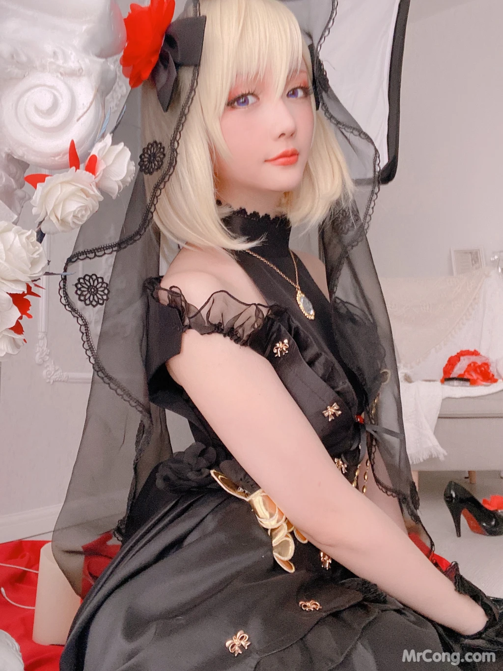 Coser@星之迟迟Hoshilily: 斯卡哈同人&Z23婚纱 (150 photos + 1 video) – Page 5