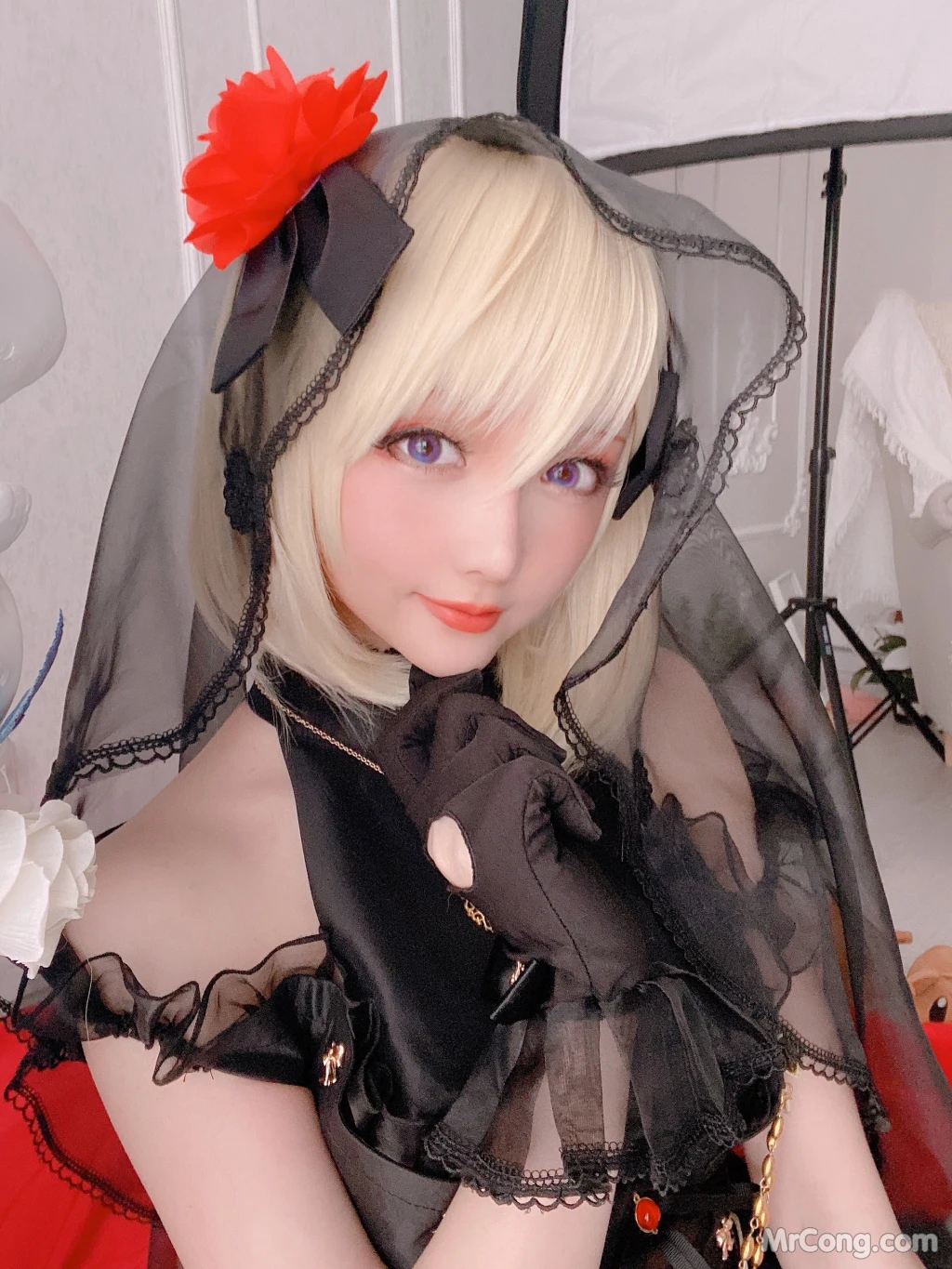 Coser@星之迟迟Hoshilily: 斯卡哈同人&Z23婚纱 (150 photos + 1 video) – Page 5
